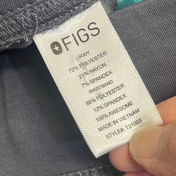 Figs technical collection womens scrub pants sz XXLARGE gray healthcareworkers - Picture 10 of 12